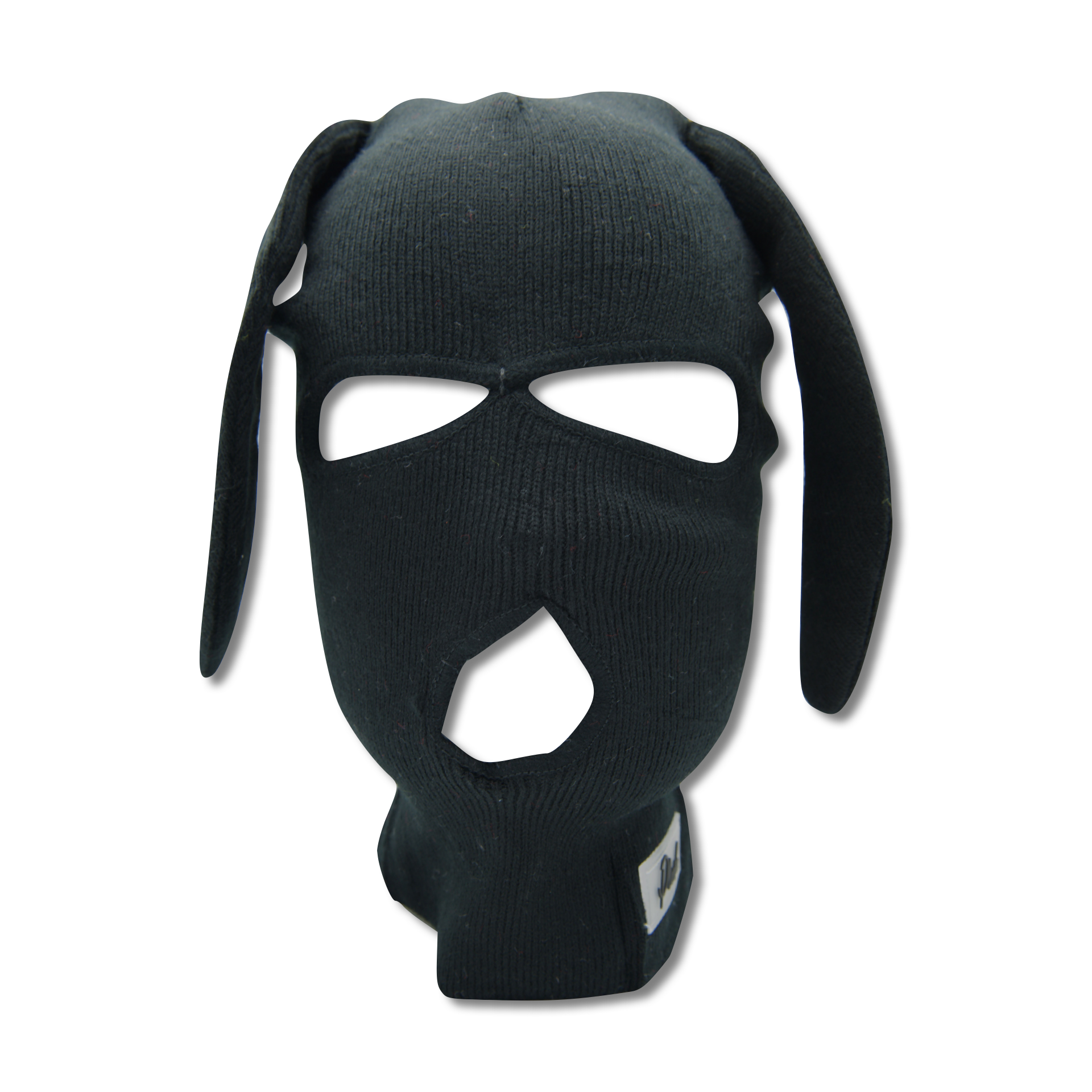 Black Bunski — 3-hole bunny ear balaclava